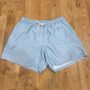 ONWARWD RESERVE blue checkered swim trunks - Size XL